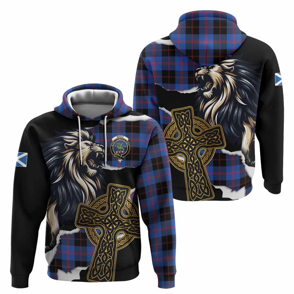 Maule Tartan Scottish Hoodie Lion Celtic Heritage