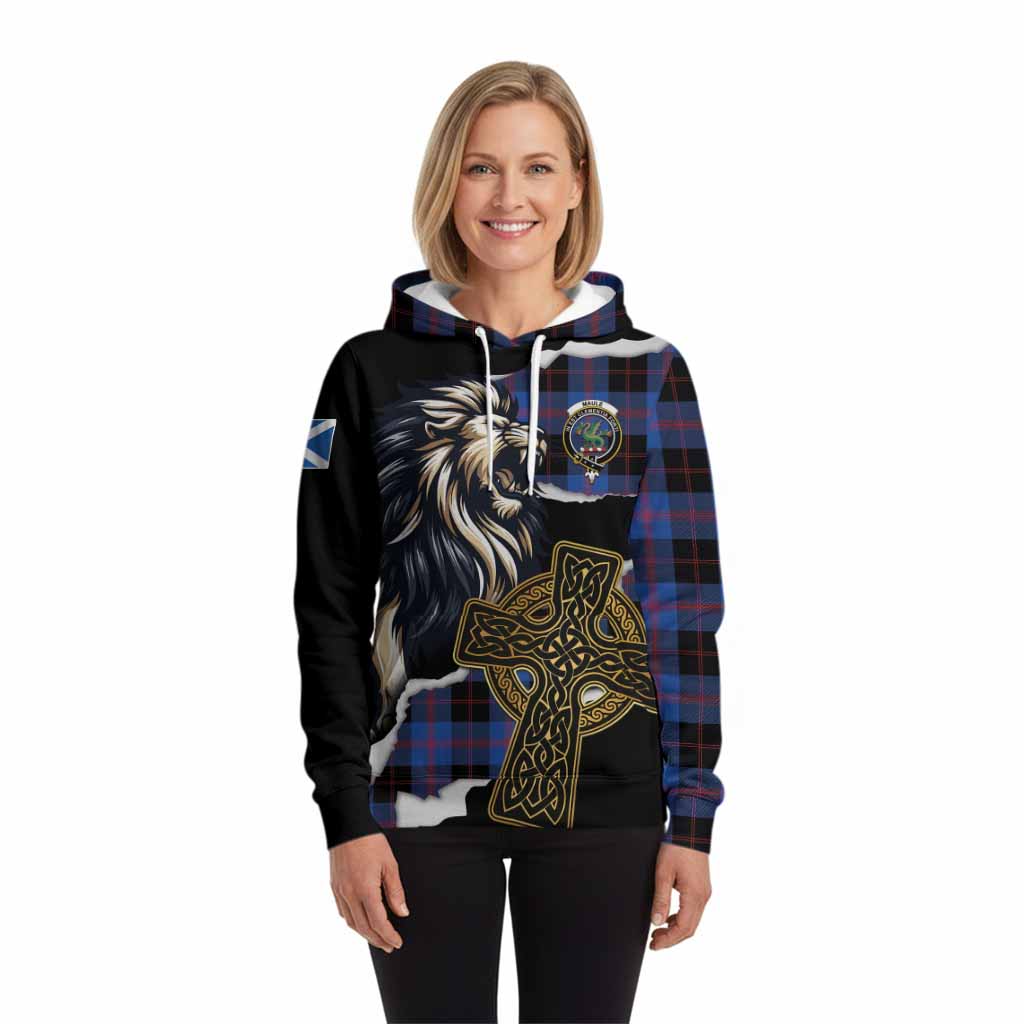 Maule Tartan Scottish Hoodie Lion Celtic Heritage