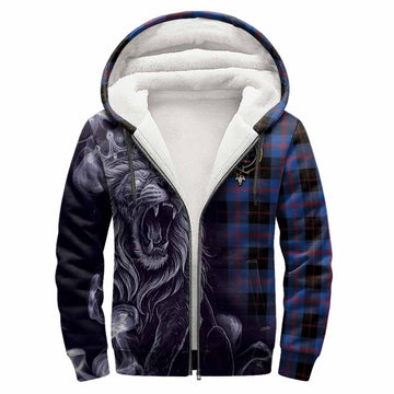 Maule Tartan Sherpa Hoodie Roaring Lion Heritage