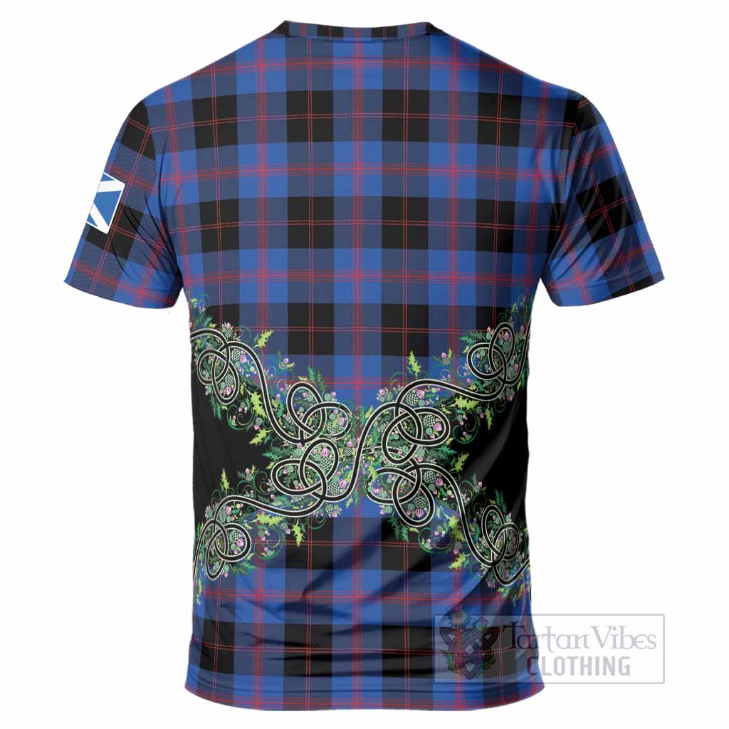 Maule Tartan T-Shirt Thistle Scottish Spirit