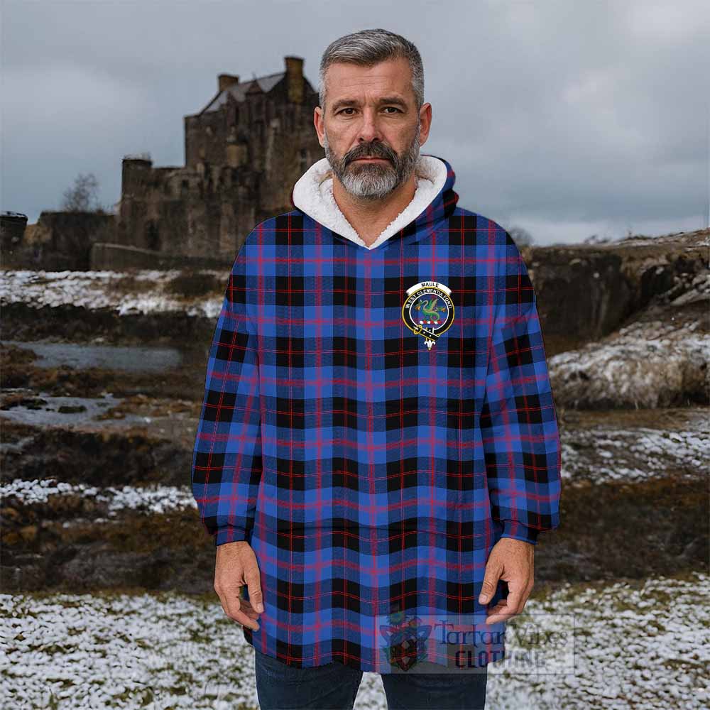 Maule Tartan Wearable Blanket with Family Crest - Tartan Vibes Clothing