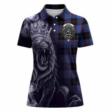 Maule Tartan Women Polo Shirt Roaring Lion Heritage