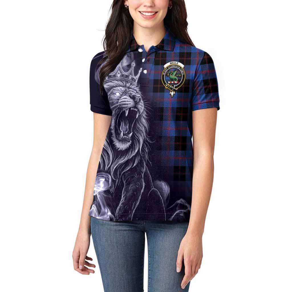 Maule Tartan Women Polo Shirt Roaring Lion Heritage