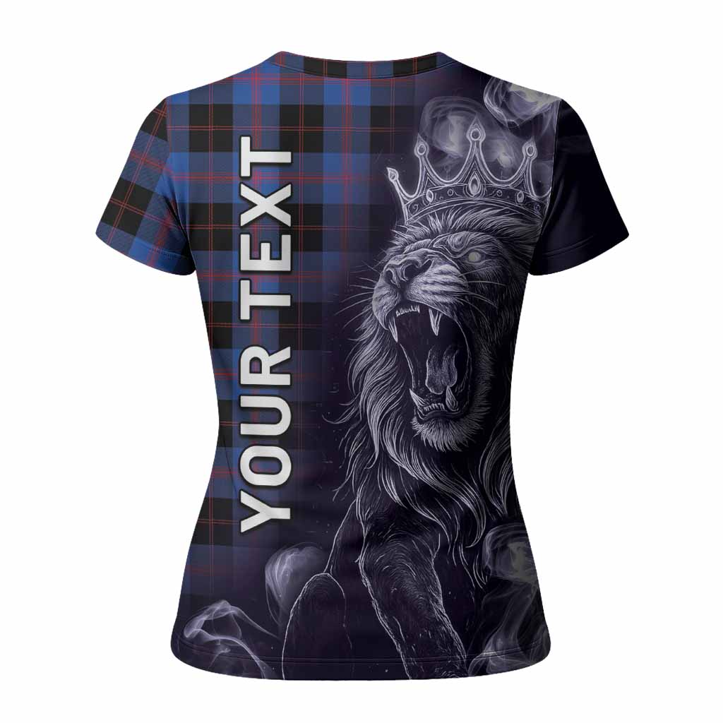 Maule Tartan Women T shirt Roaring Lion Heritage