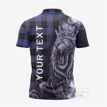 Maule Tartan Zipper Polo Shirt Roaring Lion Heritage