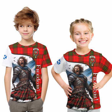 Tartan Vibes Clothing Maxtone Crest Tartan Kid T-Shirt Inspired by the Freedom of Scottish Warrior
