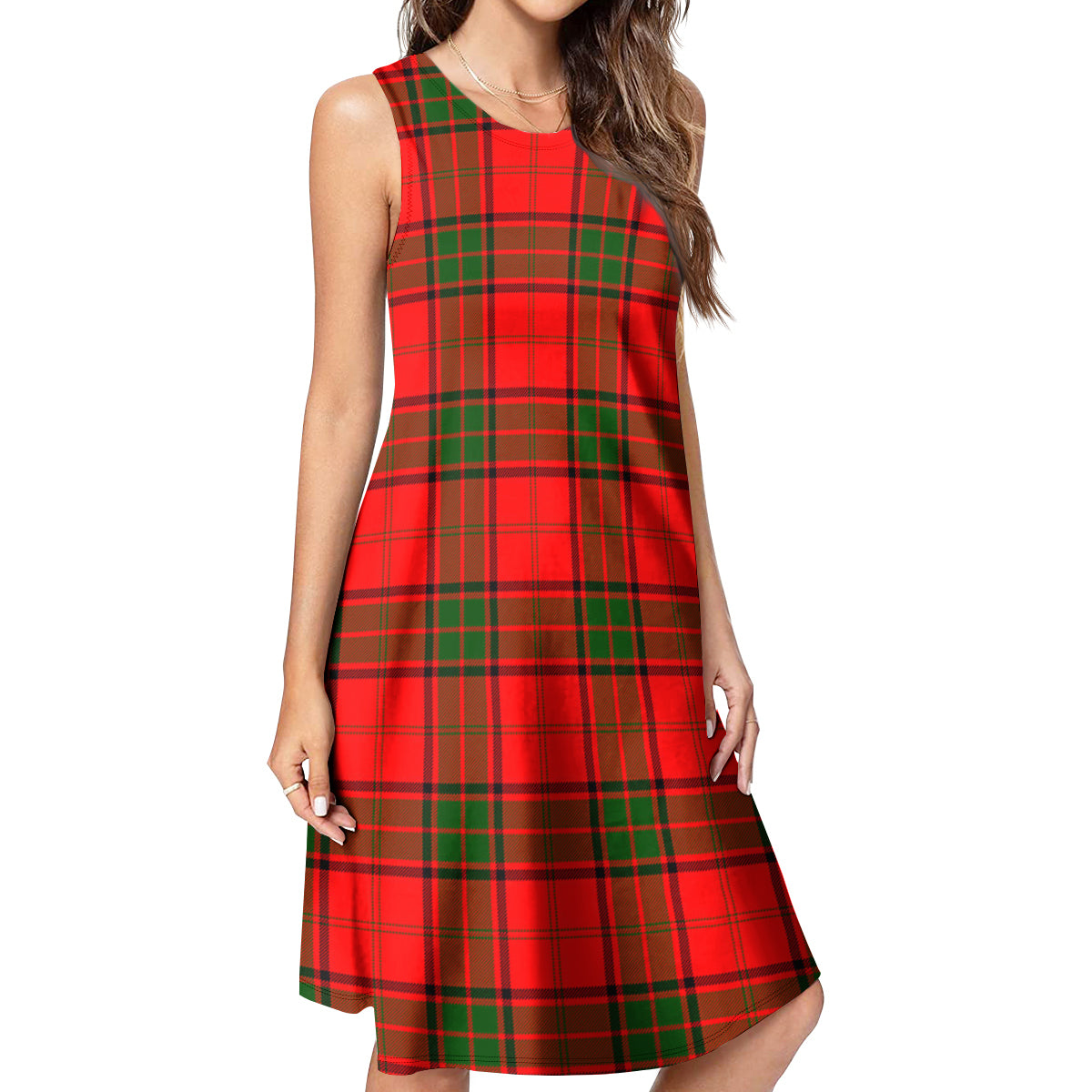 Maxtone Tartan Womens Casual Dresses - Tartanvibesclothing