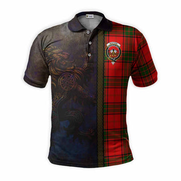 Maxtone Tartan Family Crest Polo Shirt Alba Gu Brath Be Brave Lion Ancient Style Kid - Tartan Vibes Clothing