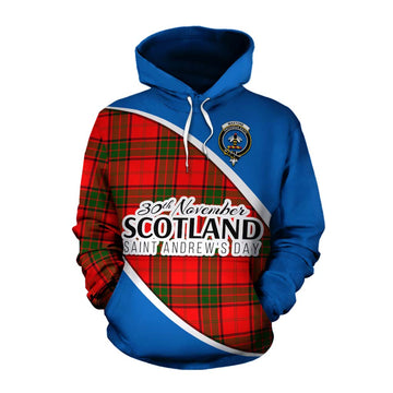 Maxtone Family Crest Tartan Cotton Hoodie Celebrate Saint Andrew's Day in Style Pullover Hoodie XS - Tartan Vibes Clothing
