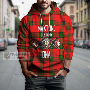 Maxtone Tartan Hoodie with Family Crest DNA In Me Style Pullover Hoodie - Tartan Vibes Clothing