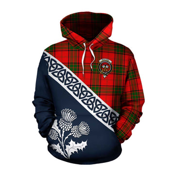Maxtone Tartan Cotton Hoodie Featuring Thistle and Scotland Map Pullover Hoodie XS - Tartan Vibes Clothing