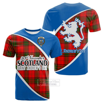 Maxtone Family Crest Tartan Cotton T-shirt Celebrate Saint Andrew's Day in Style Kid's Shirt - Tartan Vibes Clothing