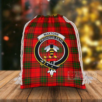Maxtone Tartan Christmas Santa's Bag with Family Crest - Tartan Vibes Clothing