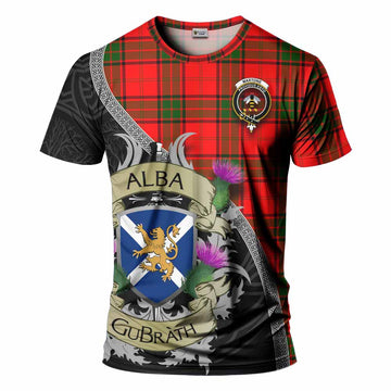 Maxtone Tartan Family Crest T-Shirt Lion Rampant Royal Thistle Shield Celtic Inspired Kid's Shirt - Tartan Vibes Clothing