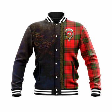 Maxtone Tartan Family Crest Baseball Jacket Alba Gu Brath Be Brave Lion Ancient Style Unisex - Tartan Vibes Clothing