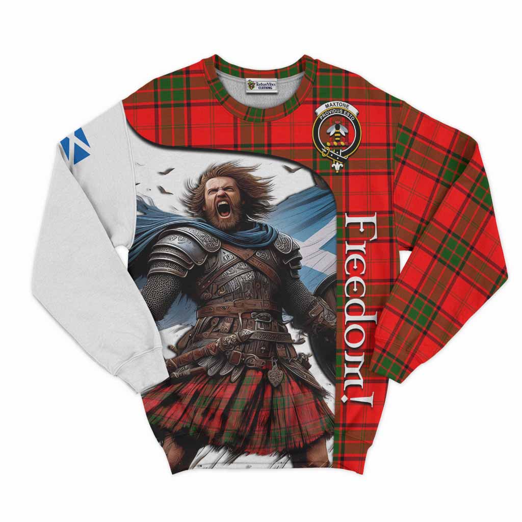 Maxtone Crest Tartan Sweatshirt Inspired by the Freedom of Scottish Warrior Unisex - Tartan Vibes Clothing