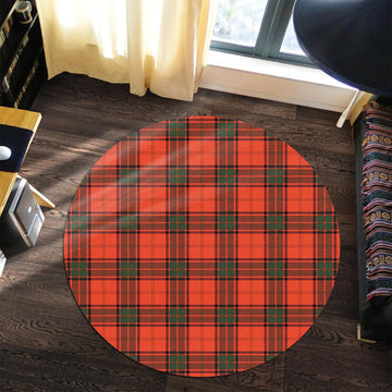 Maxtone Tartan Round Rug Premium Round Rug - Tartan Vibes Clothing