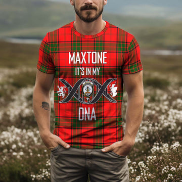 Maxtone Tartan T-Shirt with Family Crest DNA In Me Style Kid's Shirt - Tartan Vibes Clothing