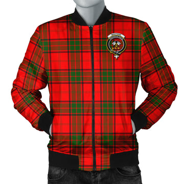 Maxtone Tartan Bomber Jacket with Family Crest