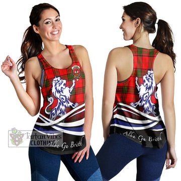 Maxtone Tartan Women's Racerback Tanks with Alba Gu Brath Regal Lion Emblem 4XL - Tartan Vibes Clothing