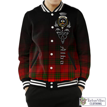 Maxtone Tartan Baseball Jacket Featuring Alba Gu Brath Family Crest Celtic Inspired Unisex - Tartan Vibes Clothing