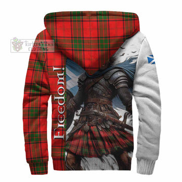 Tartan Vibes Clothing Maxtone Crest Tartan Sherpa Hoodie Inspired by the Freedom of Scottish Warrior