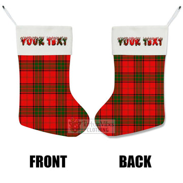 Maxtone Tartan Christmas Stocking with Personalized Text - Tartan Vibes Clothing