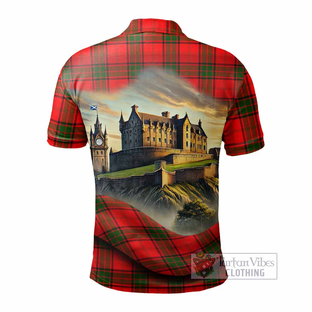 Tartan Vibes Clothing Maxtone Tartan Family Crest Polo Shirt with Scottish Ancient Castle Stype