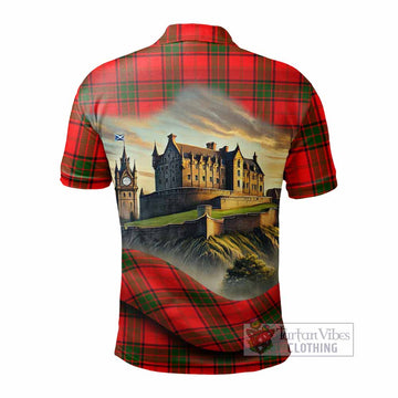 Tartan Vibes Clothing Maxtone Tartan Family Crest Polo Shirt with Scottish Ancient Castle Stype