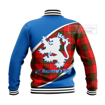 Maxtone Family Crest Tartan Baseball Jacket Celebrate Saint Andrew's Day in Style - Tartan Vibes Clothing