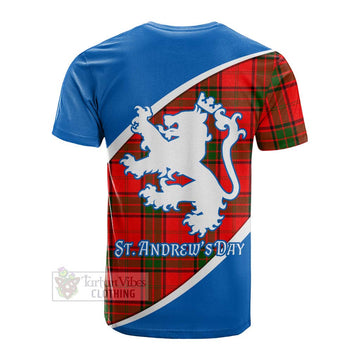 Maxtone Family Crest Tartan Cotton T-shirt Celebrate Saint Andrew's Day in Style Men's Shirt - Tartan Vibes Clothing