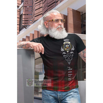 Maxtone Tartan Cotton T-shirt Featuring Alba Gu Brath Family Crest Celtic Inspired Men's Shirt - Tartan Vibes Clothing
