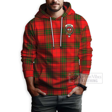 Maxtone Tartan Hoodie with Family Crest Celtic Skull Style - Tartan Vibes Clothing