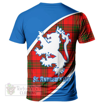 Maxtone Family Crest Tartan T-Shirt Celebrate Saint Andrew's Day in Style - Tartan Vibes Clothing