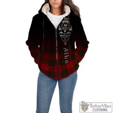 Maxtone Tartan Sherpa Hoodie Featuring Alba Gu Brath Family Crest Celtic Inspired - Tartan Vibes Clothing