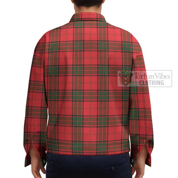 Maxtone Tartan Unisex Lapel Cotton Jacket - Tartan Vibes Clothing