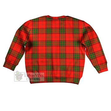 Maxtone Tartan Kid Ugly Sweater with Family Crest - Tartan Vibes Clothing