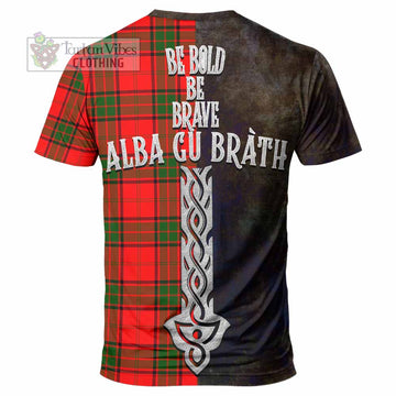 Maxtone Tartan Family Crest T-Shirt Alba Gu Brath Be Brave Lion Ancient Style - Tartan Vibes Clothing