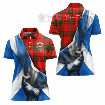 Maxtone Tartan Women's Polo Shirt with Family Crest Scotland Patriotic Style - Tartan Vibes Clothing