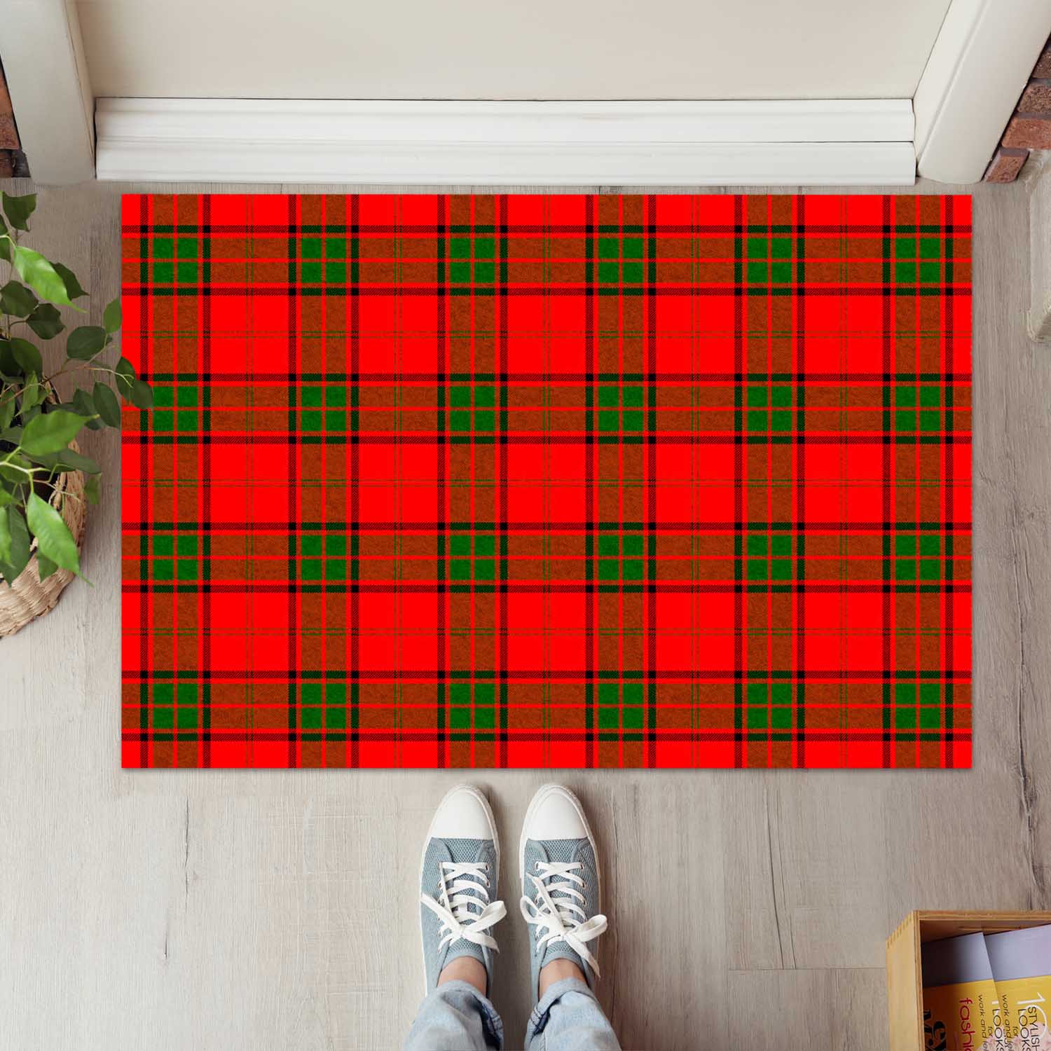 Maxtone Tartan Rubber Doormat - Tartan Vibes Clothing