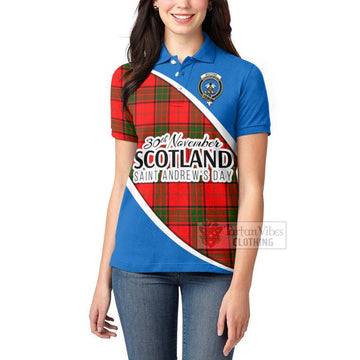 Maxtone Family Crest Tartan Women's Polo Shirt Celebrate Saint Andrew's Day in Style - Tartan Vibes Clothing