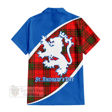 Maxtone Family Crest Tartan Hawaiian Shirt Celebrate Saint Andrew's Day in Style - Tartan Vibes Clothing