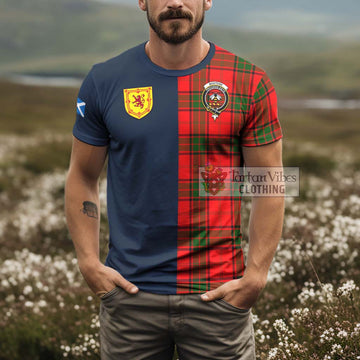 Maxtone Tartan T-Shirt Alba with Scottish Lion Royal Arm Half Style - Tartan Vibes Clothing