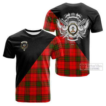 Maxtone Tartan Cotton T-shirt with Family Crest and Military Logo Style Kid's Shirt - Tartan Vibes Clothing