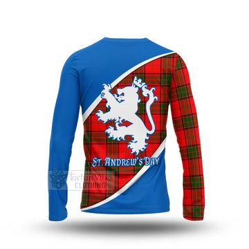 Maxtone Family Crest Tartan Long Sleeve T-Shirt Celebrate Saint Andrew's Day in Style - Tartan Vibes Clothing