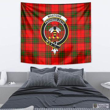 Maxtone Tartan Tapestry Wall Hanging and Home Decor for Room with Family Crest - Tartan Vibes Clothing
