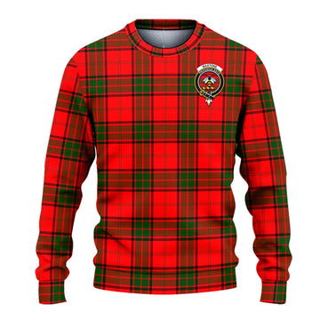 Maxtone Tartan Ugly Sweater with Family Crest