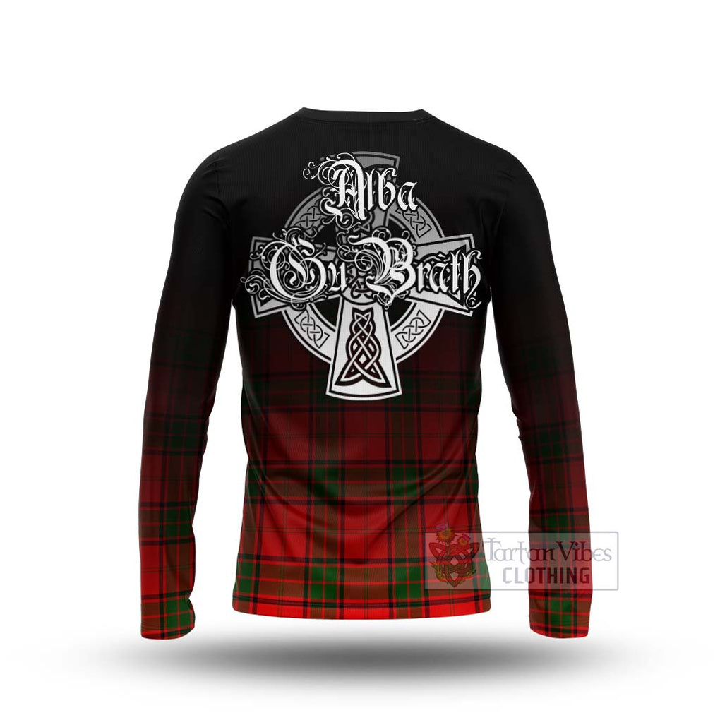 Maxtone Tartan Long Sleeve T-Shirt Featuring Alba Gu Brath Family Crest Celtic Inspired - Tartan Vibes Clothing