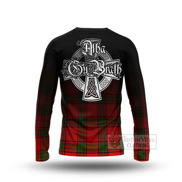 Maxtone Tartan Long Sleeve T-Shirt Featuring Alba Gu Brath Family Crest Celtic Inspired - Tartan Vibes Clothing