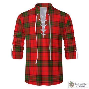 Maxtone Tartan Men's Scottish Traditional Jacobite Ghillie Kilt Shirt - Tartan Vibes Clothing